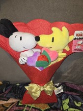 Peanuts Snoopy and Woodstock Plush Bouquet Valentine's Day New