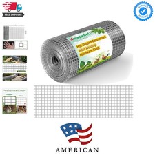 Hardware Cloth 1/2 inch 16inx50ft Galvanized After Welding 19 Gauge Square Ch...