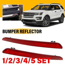 Bumper Reflectors For 2016-2019 Ford Police Rear Driver Passenger Side 1-5set Bumper Reflectors For 2016-2019 Ford Police Rear Driver Passenger Side 1-5set