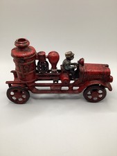 Hubley or Kenton Cast Iron Fire Truck - 1920s 2lb 1 ounce great shape