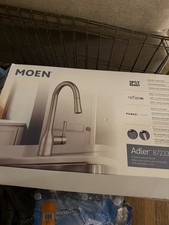 Moen Adler 87233SRS Pull-Down Kitchen Faucet Spot Resist Stainless Power Clean