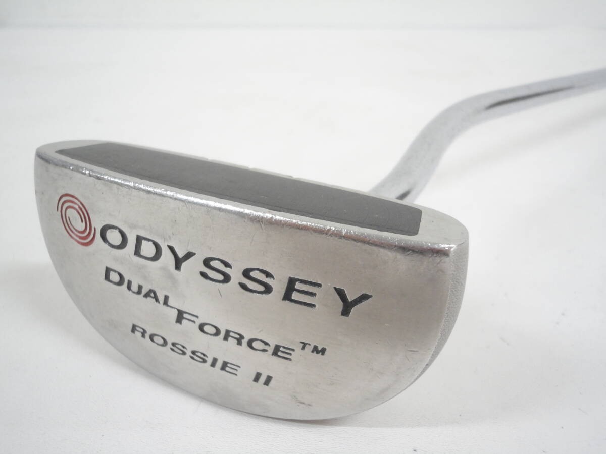 Odyssey DUAL FORCE Rossie II Half Moon Mallet Putter No Grip