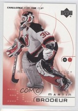 2001-02 Upper Deck Challenge for the Cup Martin Brodeur #50 HOF 1s7