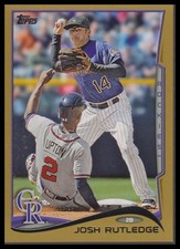 2014 Topps #411 Josh Rutledge Gold #/2014