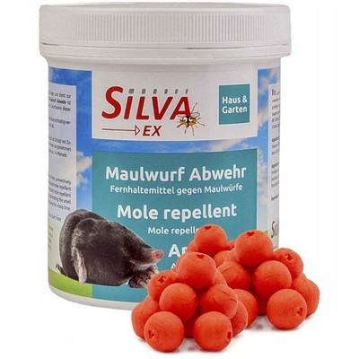 SILVA Ex Maulwurfabwehr, Vergrämungsmittel, Maulwurfvertreiber Maulwurf Wühlmaus