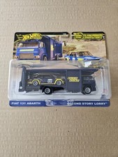 Hot Wheels Car Culture Team Transport - #62 Fiat 131 Abarth & Second Story Lorry