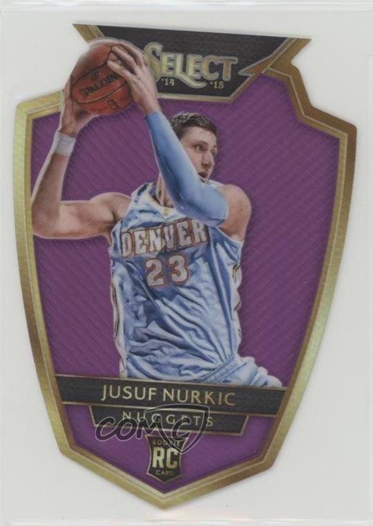 2014 Select Premier Level Purple Die-Cut Prizm 26/99 Jusuf Nurkic Rookie RC 0kf2