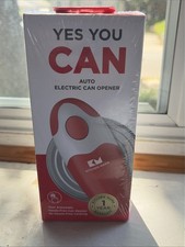 Abrelatas eléctrico automático Yes You Can by Kitchen Mama CO1100-R - rojo, nuevo