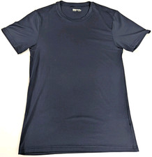 32 Degrees Cool Air Mesh Lightweight Black T-shirt Short Sleeve Crew Neck Size S