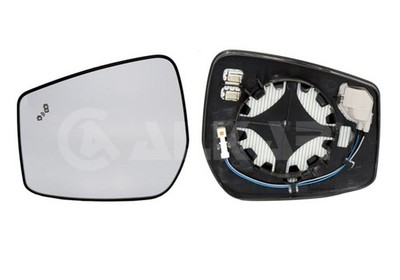 6441670 ALKAR Spiegelglas, Außenspiegel für NISSAN