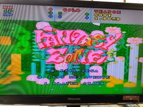 Fantasy Zone PC Engine HuCard with Manual Japan Version used