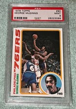 1978 Topps George McGinnis #90 ** PSA-9 (Mint) ** “Centered!” “Beautiful Card!”