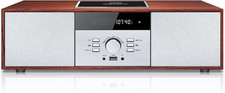 Vintage Style Home CD Player with Bluetooth, FM Radio, USB Port for MP3 Playback