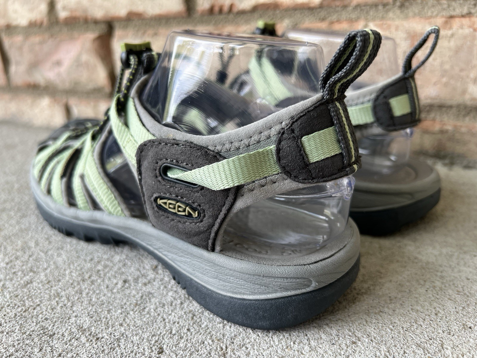 Sandali donna 7 7 5 Keen Whisper sedano verde chiaro protezione punta scarpe acqua