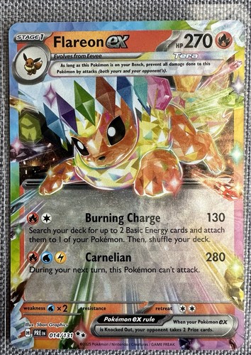 Pokémon TCG Prismatic Evolutions Holo Promo EX Card Lot - Eeveelutions & Pikachu - Picture 6 of 10