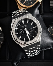 Custom G-Shock GA2100 CasiOak Stainless Steel Bracelet Luxury Men’s Full Watch
