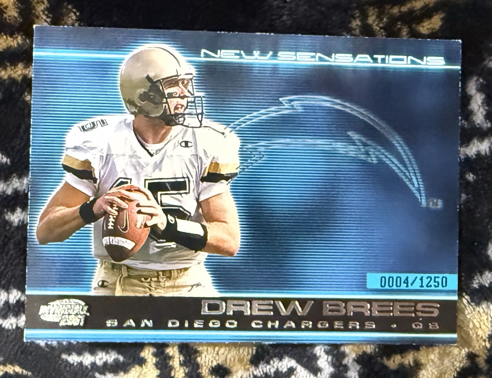 Drew Brees Pacific Invincible New Sensations #24 Base