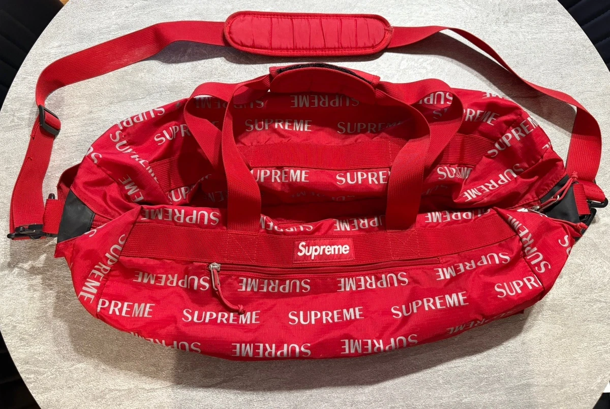 Supreme Red Duffle Bags for Men for sale | eBay