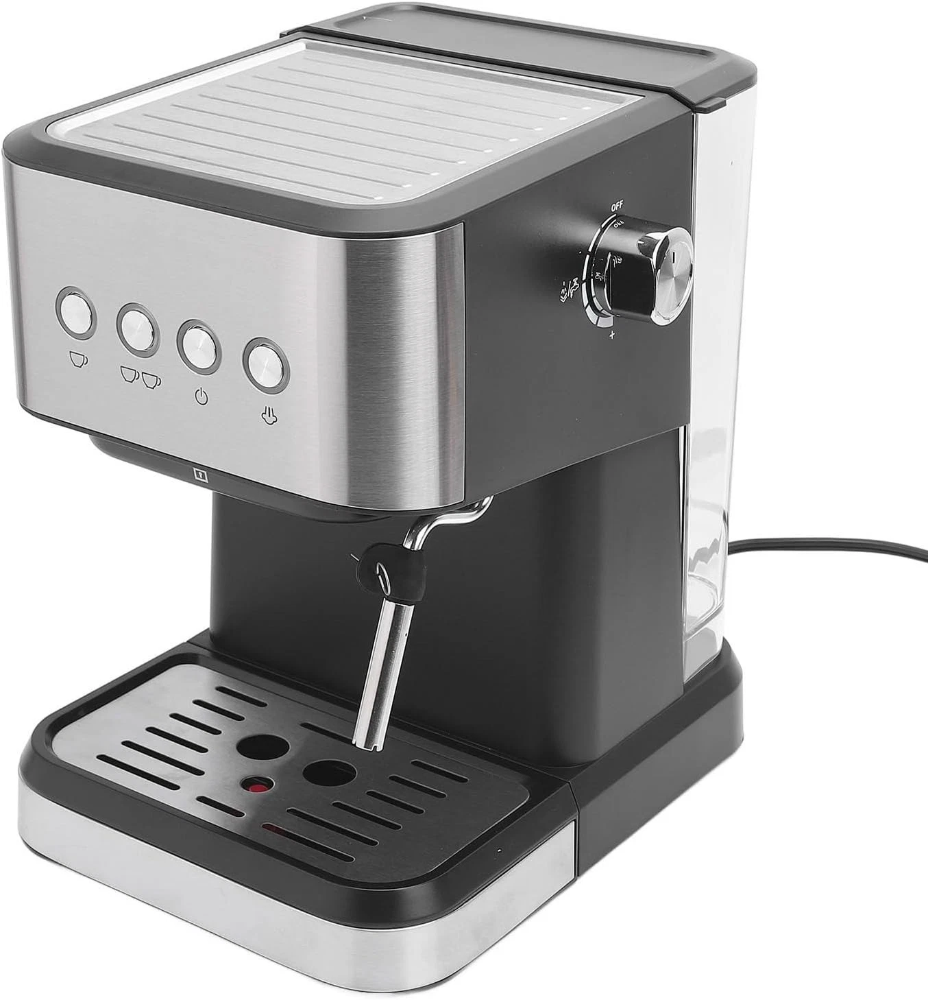 Fockety Espresso Machine 20 Bar 1.5L Water Tank with Milk Frother Steam