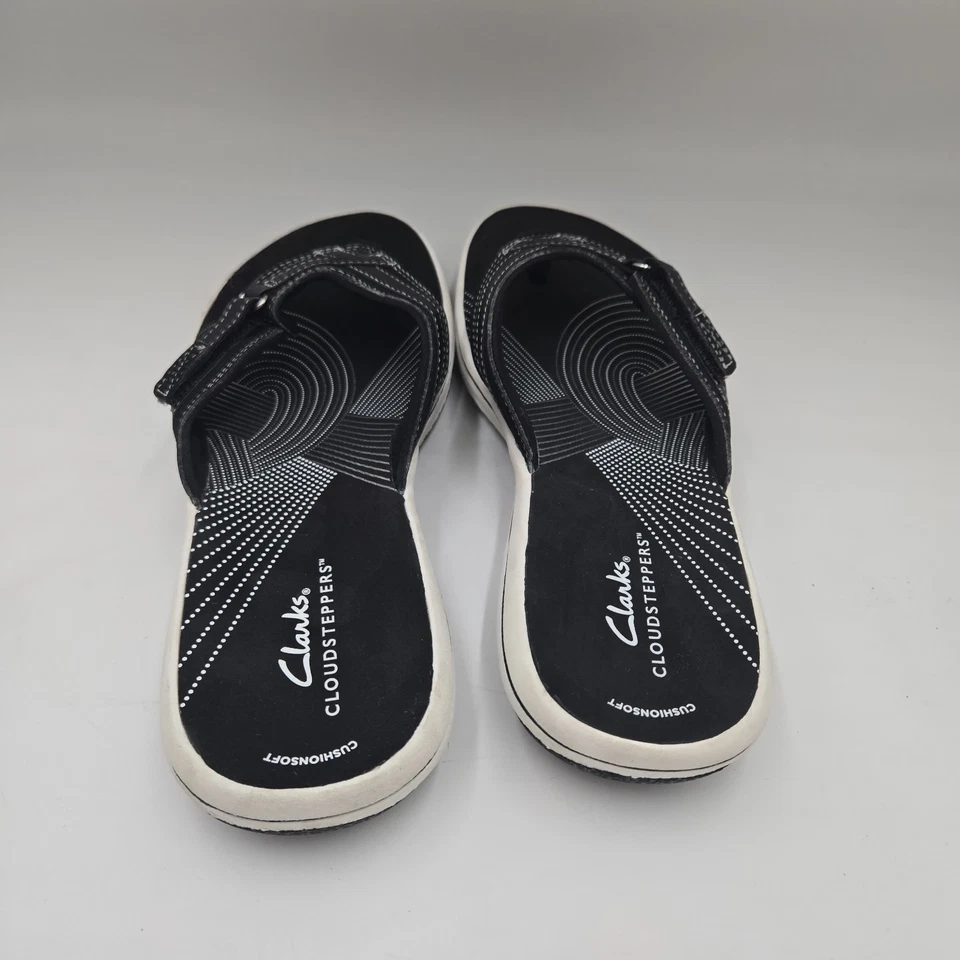 Chanclas Clarks Breeze Sea para mujer negras 7,5 M cómodas Foto 4 de 4