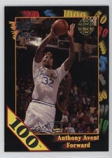 1992 Wild Card Collegiate 100 Stripe Anthony Avent #6 Rookie RC 0q3. rookie card picture
