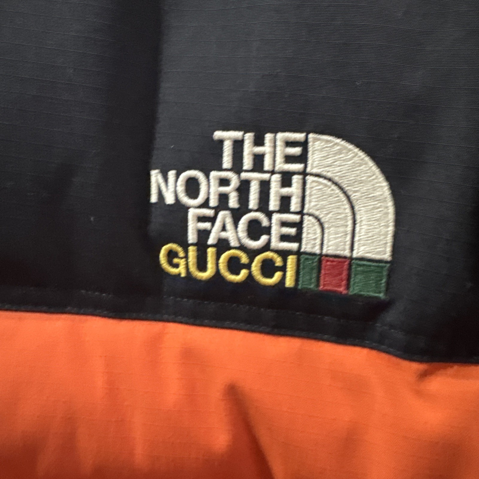 The North Face X Gucci Techno Ripstop 700 Down Puffer Jacket Size XL [PREOWNED] image 10