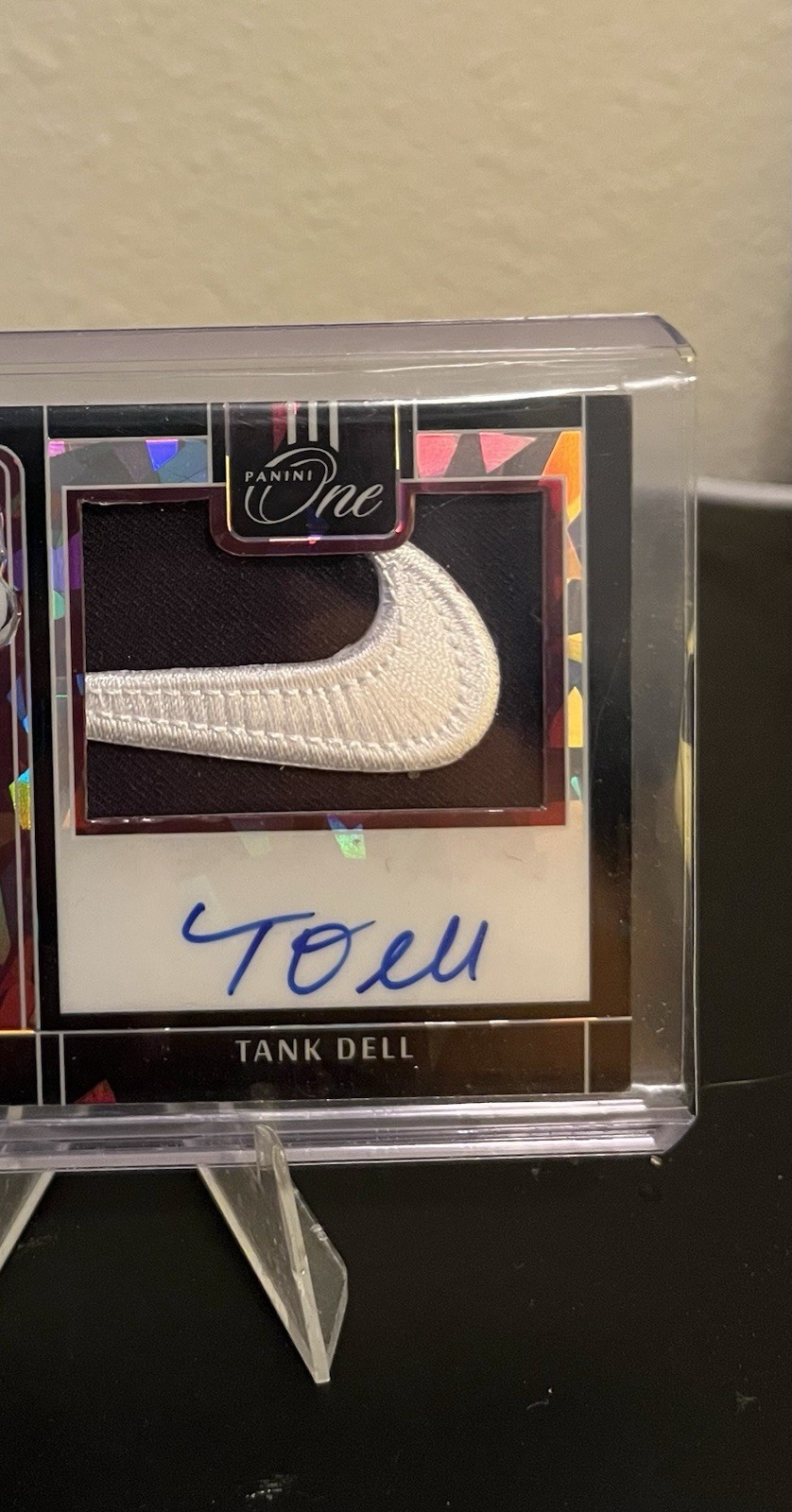 2023 Panini One Tank Dell Rookie /5 NUMBERED TEXANS RC PATCH AUTO RPA view 2