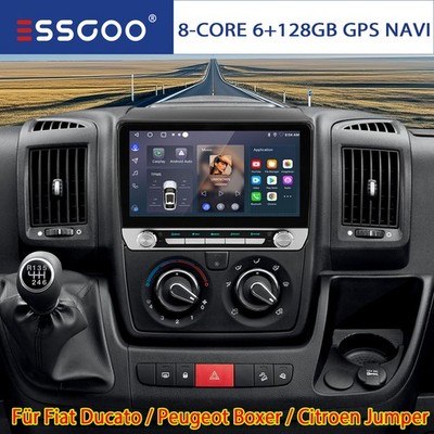 8Kern Für Fiat Ducato 2006-2023 Carplay Android 15 Autoradio GPS Wifi Kam 6+128G