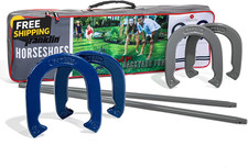 Horseshoes Sets - Metal Horseshoe Game Sets for Adults  Kids