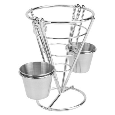  Frittierstand Pommes-Korb Für Restaurants Und Imbissbuden Halter