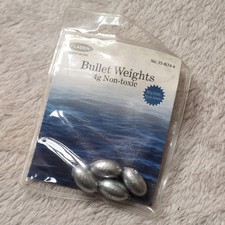 Fladen Bullet Weights 4g Non-Toxic Silver 4 Pack Coarse Fishing MPN 35-BLT4-4