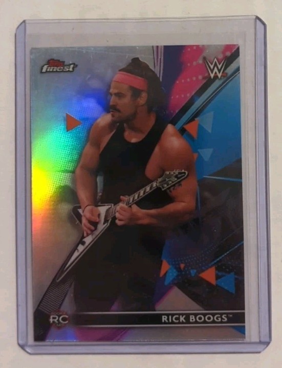 2021 Topps Finest WWE Refractor Rick Boogs RC