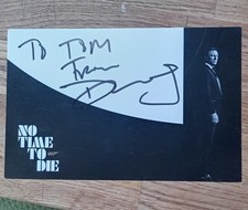 Daniel Craig Signed 4.5 x 7