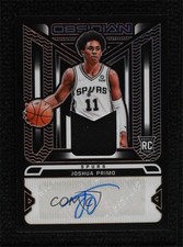 2021-22 Panini Obsidian Rookie Jersey Ink 70/75 Joshua Primo #RJI-JPR Auto 0f2f