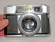 Aires Viscount 35mm Rangefinder Camera with 45mm f/1.9 Lens  Case FILM TESTED