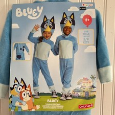 New w/ Tags Bluey Halloween Costume S 2T Toddler Kid Child Boy Girl Bluey