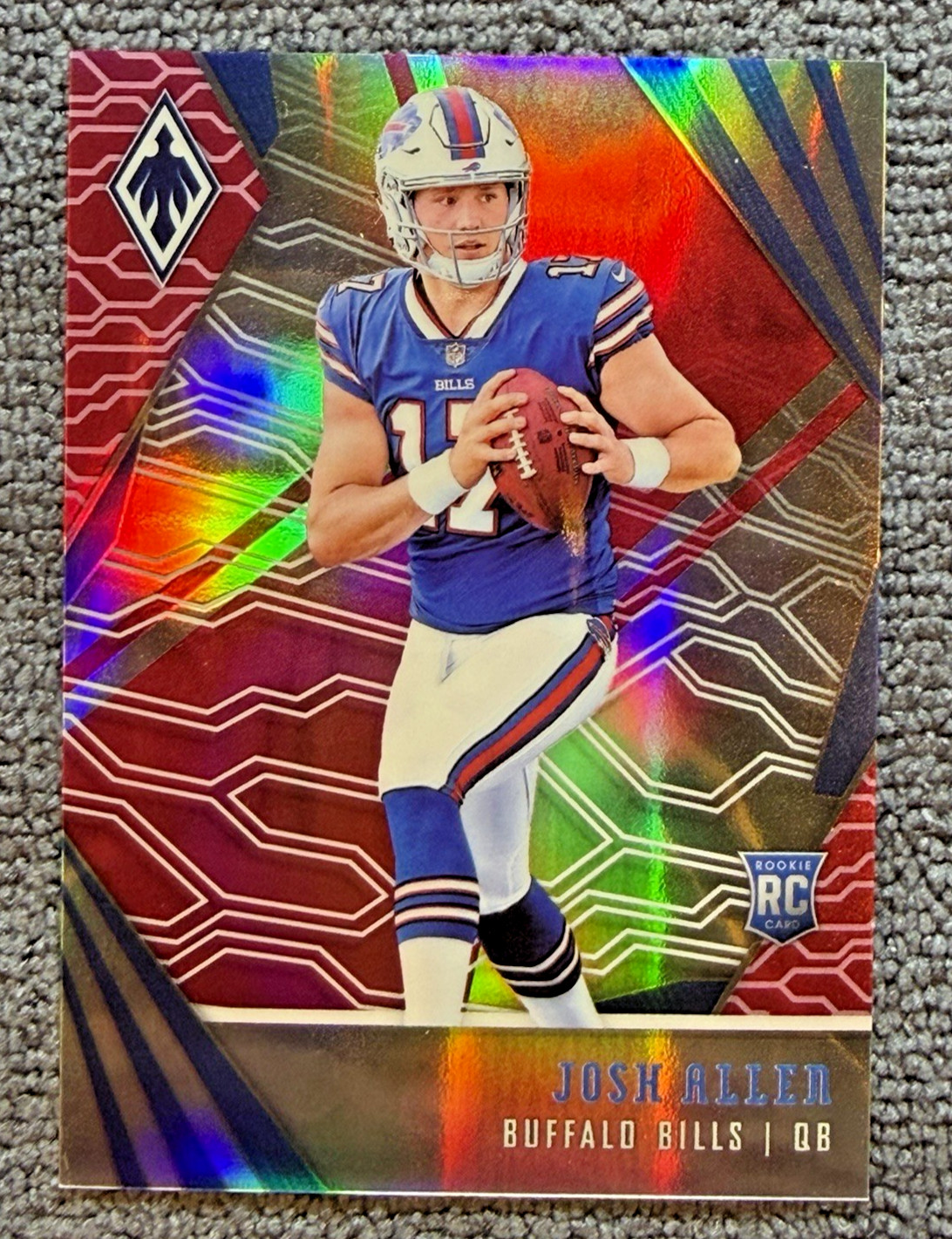 2018 Panini Phoenix Josh Allen Rookies RC Pink /199 #105 Bills