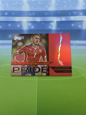 2015-16 Panini Select National Pride Alexis Sanchez Red /199 Chile