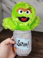 NICE Sesame Street Oscar the Grouch Large 12" Plush Soft Toy. Licensed