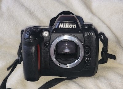 Nikon D D100 6.1MP Digitalkamera - Schwarz ( Nur Gehäuse)