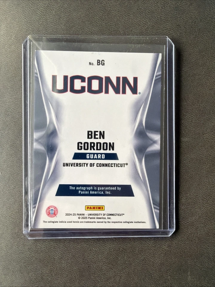 2024 BEN GORDON Panini Contenders UCONN Autograph Private Signings AUTO #/99 - Image 2 of 4