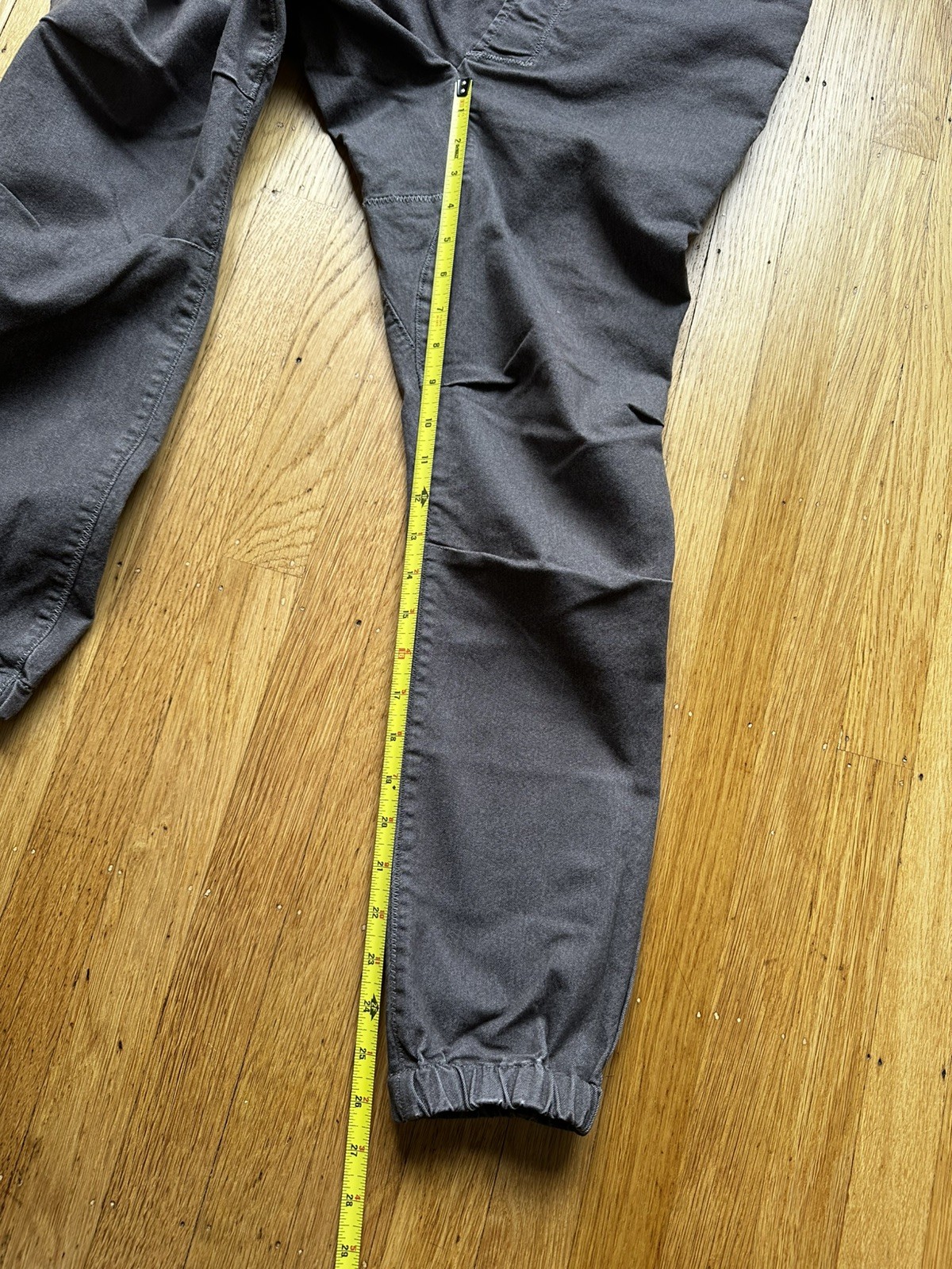 Beams Plus Japan Drawstring Solid Gray Denim Jogg… - image 8