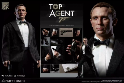 人体模型 MUFF TOYS James Bond 007 1 12 Figure DX MUFF TOYS MF06 Agent 007 James 1/12 Action Figure Model Toy Deluxe