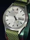 Seiko Automatic 7009-8028 Day/Date Vintage Men's Watch Classic Style Nato runs!
