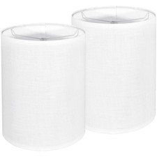 Tall Lamp Shades Set of 2, Drum Lampshade for Table Lamps Floor Lamp, 10" Top...