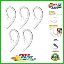 Transparency Meets Comfort: 5 Durable 360 Rotatable Ear Hooks for Bluetooth