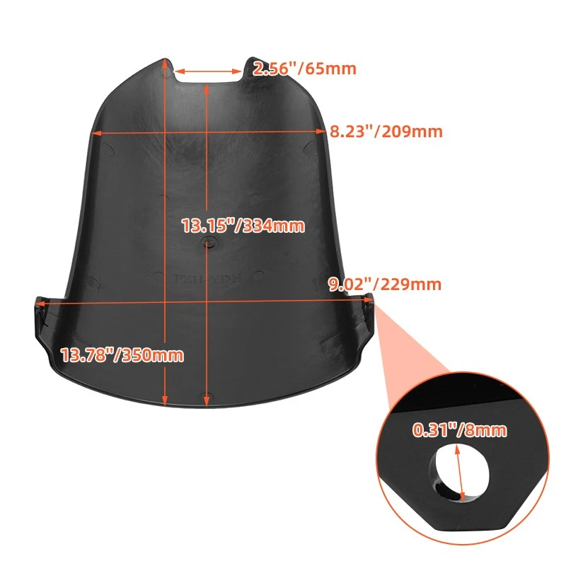 Guardabarros trasero apto para Indian Scout Sixty Indian Scout 2015-2025 Foto 2 de 4