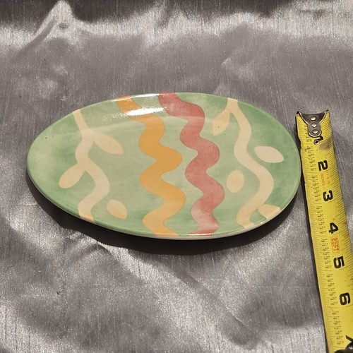 Longaberger Easter Egg Shaped Snack Appetizer Plate - Picture 6 of 6