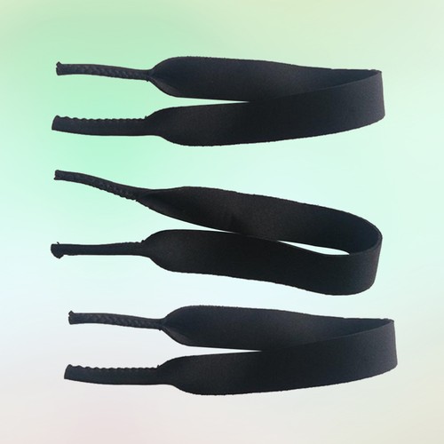 3 Pcs Glasses Holder Eyeglass Cord Strap Bungee Cords for Swim Goggles Black - Picture 9 of 12