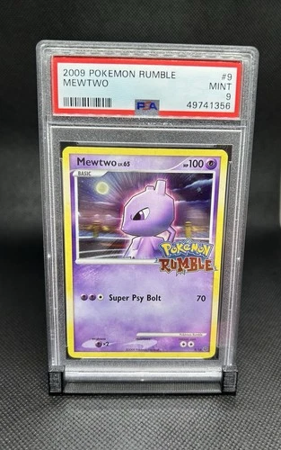 Mewtwo 9 Rumble Holo PSA 9